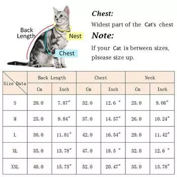 Winter Warm Cat Coat Jacket for Cats Cute Print Pet Clothes with Traction Ring Sphynx Siamese Kitten Walking Rope mascotas Suit S-suit 1-2kg