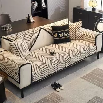 Winter Warm Plush Slipcover Funda Sofa Mats Living Home Non-slip Sofa Cushion Couch Sofa Covers 70X70