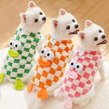 Winter Warm Puppy Kitten Pullover Soft Fleece Dog Clothes for Small Medium Large Dogs Apparel Sweater for Dog and Cat Pet Supply XS