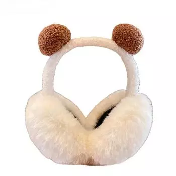 Winter Women s Earmuffs Keep Warm Korean Cute Version of Teddy Bear Cartoon Earmuffs Kids Adults Plush Extra Thick Ear Muffs