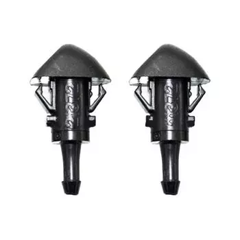 Wiper Jet Nozzle 2pcs 86636AJ10B Black Nozzle Plastic Easy Installation Equipment Fitment For Outback 2010-2014 CHINA
