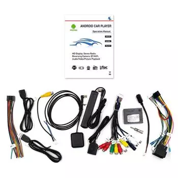 Wireless Car Stereo Compatible For IOS Car Interaction System/Android Auto GPS Navigation Multimedia Player FM/RDS Radios чёрный