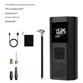 Wireless Digital Display Lithium Battery Car Tire Inflator