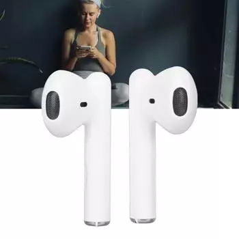 Беспроводные наушники Bluetooth 5.3 стерео интеллектуальное шумоподавление HD звонки беспроводная Bluetooth-гарнитура для телефона планшета белый
