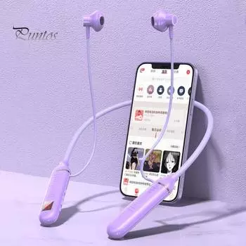 Wireless Earphone Ergonomic Supporting TF Card Long Battery Life HiFi Sound Bluetooth-compatible 5.0 Earbud for Android чёрный