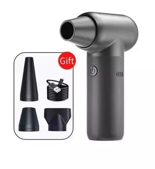 Wireless Hair Dryer Multifunctional Mini Dust Cleaning Air Blower Portable Hair Dryer High-Performance Electric Blower none чёрный