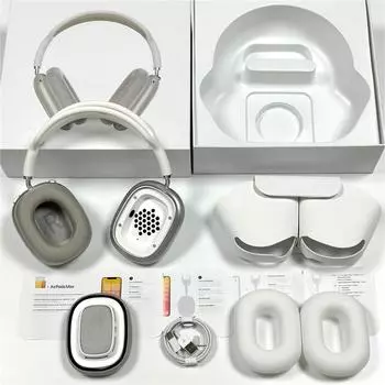 Wireless head-mounted Bluetooth headset with leather bag sports Bluetooth pop-up music headset лазурь