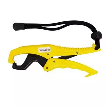With Adjustable Rope Fish Grabber Pliers ABS Plastic Fishing Gripper Fishing Pliers Fishing жёлтый