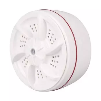 with Blue Light Portable Ultrasonic Washing Machine Travel Turbine Washer Wash Baby Socks White