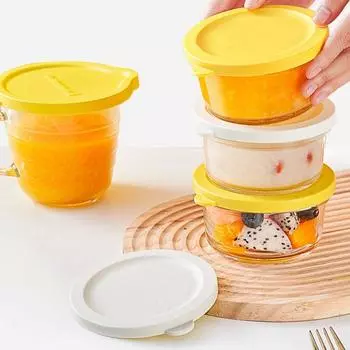 with Clear Scale Glass Cooking Cup Transparent Measuring Jugs with Handle Home Yellow 350ml
