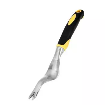 with Ergonomic Handle Root Extractor Sturdy Weeder Puller Tool Compact Garden Weeding Fork Lawn