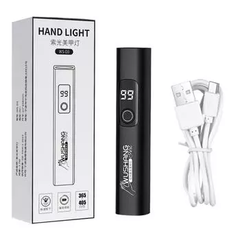 with LED Display UV Light Gel Nails Gel Polish Drying Lamp Mini Mini Nail Lamp Nail Art Tools