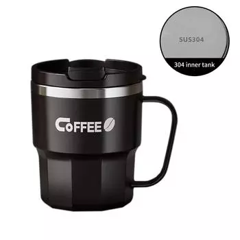 With Lid Coffee Cup Double-Wall Water Cup New Coffee Mug