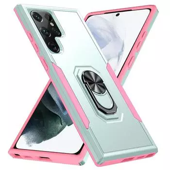 С металлическим кольцом чехол для Samsung Galaxy S22 Ultra S21 Plus S20 FE A73 A53 A33 A72 A52 5G чехол противоударный чехол для телефона Coque Funda For Samsung S21