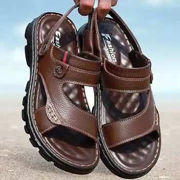 With Platform Man Sandals Height Non-slip Casual Shoes for Men Expensives Breathable New Fashion V Big Size 39 Stylish Daily Use 38