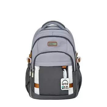 With School Backpack Simple Pattern Comfortable Fit For Education Gift Travel