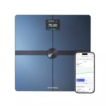 Withings Body Smart Smart weight scale born in France Black compatible Advanced body composition measurement Japanese distributor Wi-Fi/Bluetooth
