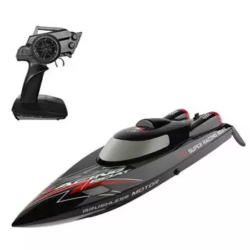 WLtoys WL916 RC лодка с дистанционным управлением лодки 60 км/ч 2.4 ГГц RC лодка игрушка подарок для детей взрослых мальчиков чёрный