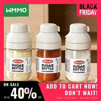 WMMO 0,5 г дозатор соли Push&Pour 2 в 1 дозатор сахара солонка бутылочка для специй перца банка для специй стеклянная бутылка для приправ