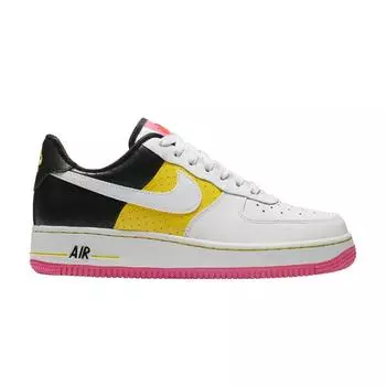 Nike Air Force 1 Low Summit Белые женские кроссовки Желтый Черный AT2583-100