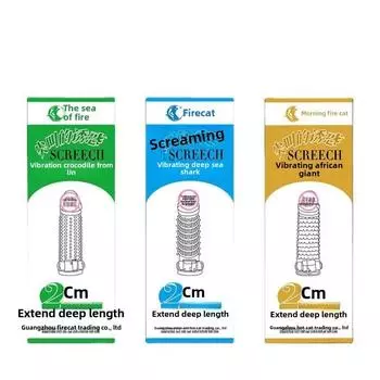 Презерватив Wolf Tooth Simulation Crystal Vibrating Condom Эротические товары Вибрирующий презерватив Crystal Erotic Products Презерватив African python