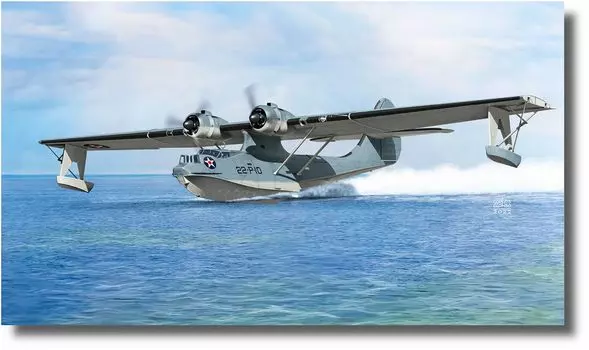 Wolfpack Design American Catalina Premium Edition Kit Пластиковая модель WOLWP17213 1/72 PBY-3