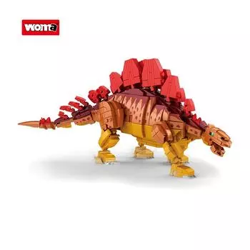 Woma Toys C0448 Dinossauro Block Brick Set Детская игрушка Динозавр Стегозавр