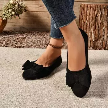 Women Flats Shoes Spring and Autumn Pointed Toe Loafers Comfortable Lightweight Outdoor Fashion Sneakers Shallow Shoes for Women 36 чёрный
