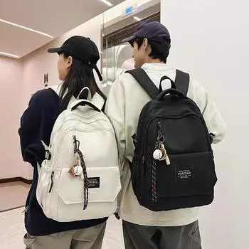 Women s Backpack Men s Large Capacity Computer Travel Backpack High School Student Schoolbag хаки