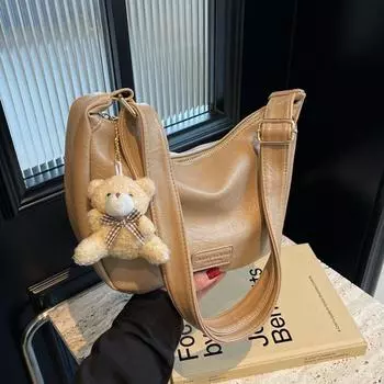Women s Bag Fall and Winter Commute Leisure Large Capacity Shoulder Bag Khaki