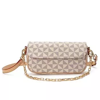 Women s Bag Underarm Bag Light Luxury Retro Casual Fashion Single Shoulder Crossbody Bag All Match Small Square Bag белый