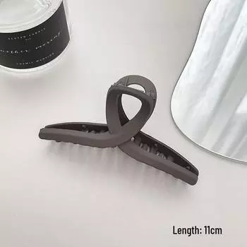Women s Black Large Shark Claw Hair Clip for Advanced Style