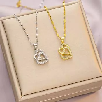 Женское колье Double Stack Love