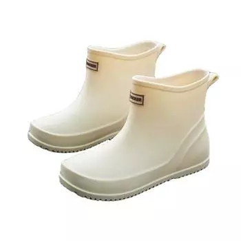 Women s High Quality Rubber Ankle Boots Waterproof Breathable for Summer Autumn Rain with Round Toe PVC 40
