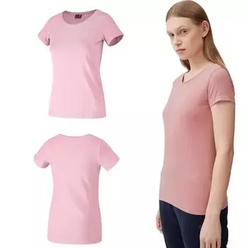 Women s Shirt Bright Pink 4F 4FSS23TTSHF580 Xs