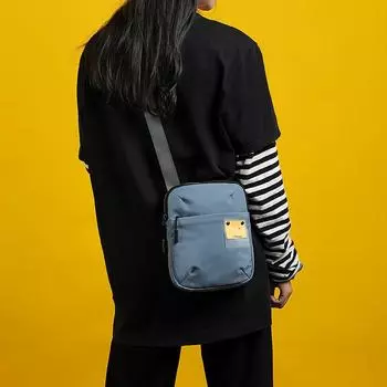 Women s Shoulder Bag Korean Casual Men s Crossbody Bag Waterproof Vertical Bag Mini Mobile Phone Bag чёрный
