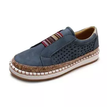 Women s Sneakers Vulcanized Shoes Hollow Out Casual Ladies Shoes Slip Fashion Elastic Breathable Female Footwear Plus Size 43 36 красный