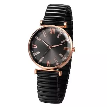 Women s Watch Cute Black Waterproof: Popular Stylish Free Size Stainless Steel Strap Analog Display Women s Watch Fashion Accessories - Birthday