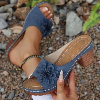Women Sandals Comfortable Party High Heels Shoes for Women 2025 New Summer Lightweight Wedge Sandals Ladies Sandalias De Mujer 36