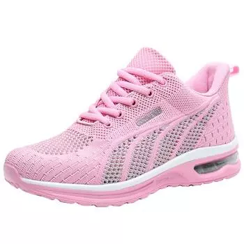 Women Vulcanized Shoes Breathable Lace -Up Casual Shoes Women Sneakers Air Cushion Summer Shoes Woman Sneakers Zapatillas Mujer 35