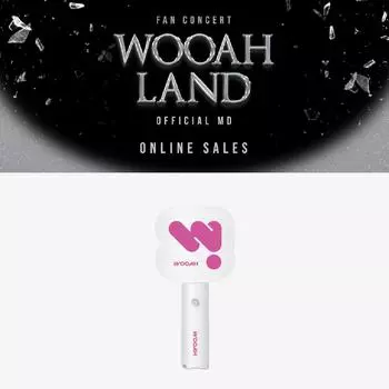 WOOAH Fan Concert WOOAH-LAND Официальный MD Акриловый светящийся жезл