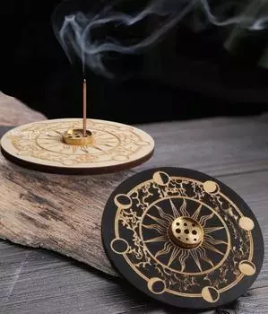 Подставка для благовоний из дерева, держатель для домашних офисов, создающая расслабляющую атмосферу, улучшающая качество сна, вдохновляющая на успех