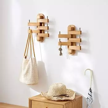 Wood Modern Coat Rack Hook Office Wall Mount Coat Rack Hanger Clothes Stand Luxury Vintage Wieszak Na Kurtki Furniture Home
