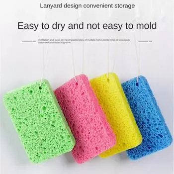 Wood Pulp Sponge Kitchen Housework Cleaning Clean Stains Wood Pulp Cotton Sponges Sponge Wipe Fast Cleaning Compressed 1172cm
