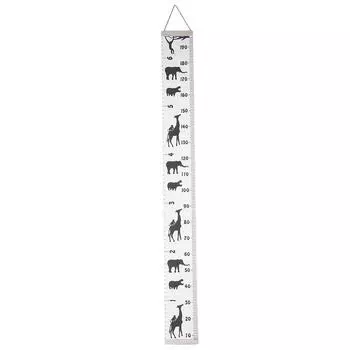 Wood Wall Hanging Child Kid Height Measuring Ruler Room Home Decoration(style C)