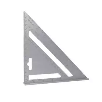 Woodworking Durable Triangular Square Metric Measurements Craft Tool Building 26cm
