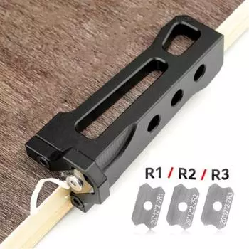 Woodworking Edge Trimmer Deburring Tool Anti-slip Design Portable Reusable R1