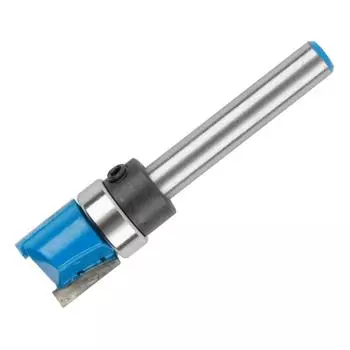 Woodworking Straight Flute Trim Pattern Router Bit With Bearing 6.35mm Shank