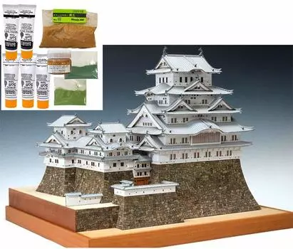 Woody Joe Himeji Castle Set Набор для деревянной модели замка Модель 1/150 Порошок/краска