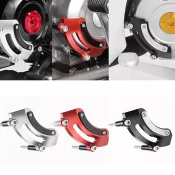 WOOGA Motorcycle Left Engine Cover Slider Crash Protector Fit For Honda SUPER CUB 110